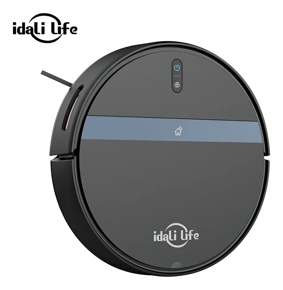 Robô aspirador Idali Life DF-ILRO066 preto com aplicativo